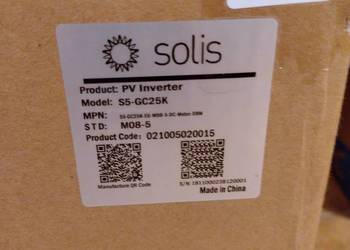 Sprzedam falownik solis S5-GC25K