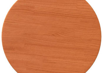 Blat stołu okrągły woskowy brąz Ø40x25 cm drewno sosnowe WM-847125