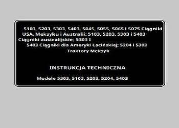 John Deere 5055 5065 5075 instrukcja naprawy PL