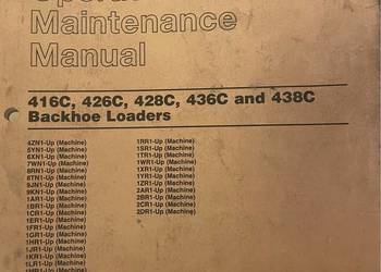 Instrukcja obsługi CATERPILLAR koparko-ładowarka 416C 426C 428C 436C 438C