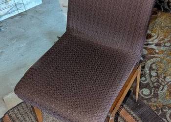 Foteliki krzesła tapicerowane, stan bardzo dobry, 6 sztuk