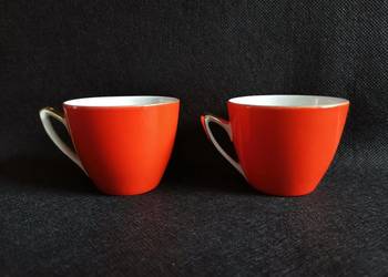 Stara porcelana Chodzież 2 małe filiżanki Aldona, PRL