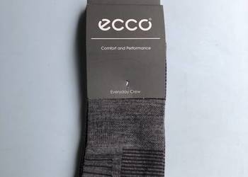 Skarpety ECCO EVERYDAY CREW SOCK r.45-47 Nowe Wełna Merino szare 47 z