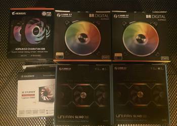 Wentylatory Lian Li, Aorus, Xilence