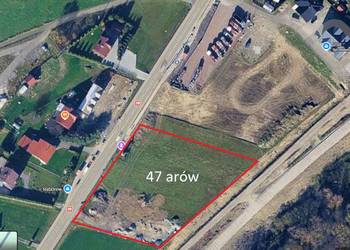 Działka komercyjna do wynajęcia przy DK 28 w Rabie Niżnej 47 arów