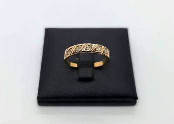 Złoty pierścionek próby 585 - 2,12g (Rozmiar 18)