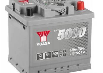 Akumulator 54Ah 500A P+ 12V Yuasa Silver || Gliwice, Toszecka 11
