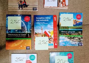 Sprzedam książki do 1 klasy technikum liceum