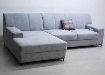 sax Nowy narożnik z funkcją spania, rogówka KANAPa SOFA szar