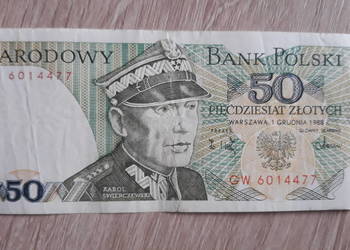 50 złotych 1 XII 1988 r seria GW