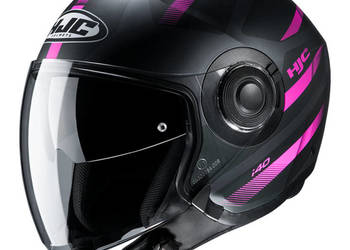 Otwarty kask jet skuter HJC i40 Blenda Remi Półmat Różowy