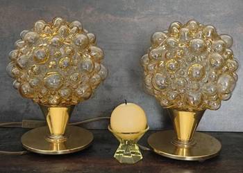 Lampy 2 szt, mosiądz, H. Tynell, vintage