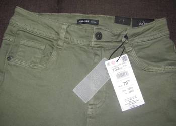 spodnie RESERVED 152 cm 89 cm khaki