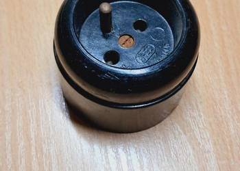Stare Gniazdko Elektryczne Z Bakelitu PRL
