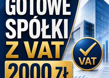 SPRZEDAM SPÓŁKĘ Z.O.O. Z VAT, GOTOWA SPÓŁKA