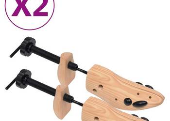 vidaXL Prawidła do butów, 2 pary, rozmiar 36-40(SKU:30172)