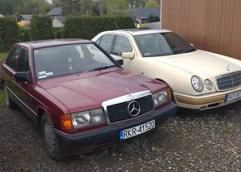 2x Mercedes-Benz W201 190e + w210 Zestaw dwie sztuki okular 2,2d wolnossący