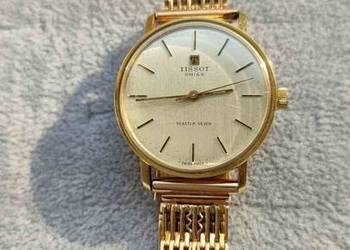 Luksusowy zegarek męski Tissot złoto próby 750 i 583