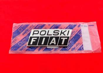 NOWY emblemat znaczek logo Polski Fiat 126p 126 ST ORYGINAŁ szeroki rozstaw