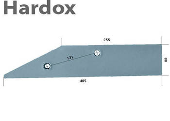Płoza krótka HARDOX 27080702/P części do pługa RABEWERK