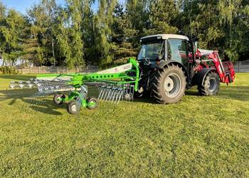 Zgrabiarka INTER-TECH 3,5m - 4,2m tandem, WOM, transport, ra