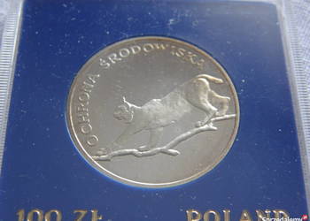 100 zl Ochrona Środowiska Srebro