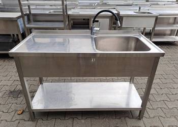 Zlew 1 Komorowy z Półką 130/60/85 cm M.1840 N