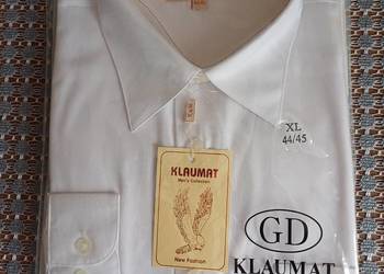 Koszula męska biała Firmy "Klaumat"