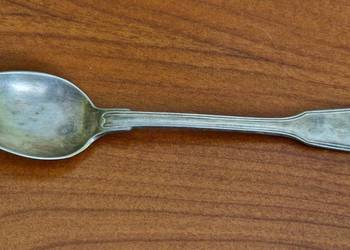 Stara posrebrzana łyżeczka do herbaty – Sygnowana MET 60 – Vintage / Antyk