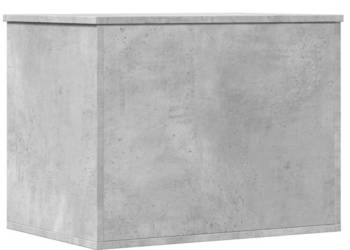 Skrzynia szarość betonu 60x42x46 cm materiał drewnopochodny WM-840656