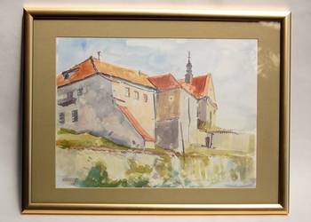Stare Miasto Lublin, akwarela, obraz, Mirosława Marcinek '98