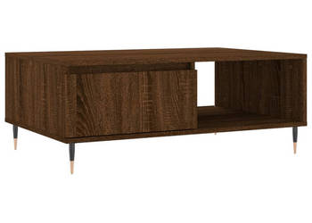 Stolik kawowy brązowy dąb 90x60x35cm materiał drewnopochodny WM-827059