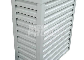 Osłona pompy ciepła 90x40x140 cm biały GP322