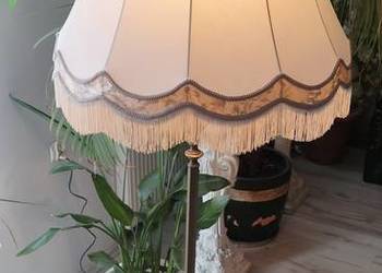 Mosiężna lampa podłogowa