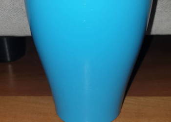 Doniczka, osłonka niebieska, ceramiczna wysoka nowa