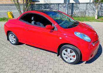 NISSAN MICRA 1,4 CABRIOLET, DOINWESTOWANA, 2 LETNI GAZ,PRZEGLĄD I OC NA ROK
