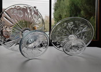 Zestaw: patera i mała paterka / tortownica Łączka, Ząbkowice