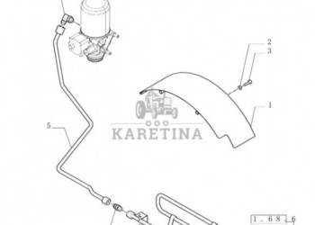 New Holland T6010 Rurka sztywna 16.00mm od 87702803