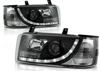 LAMPY PRZEDNIE VW TRANSPORTER T4 90-03R DAYLIGHT LED BLACK
