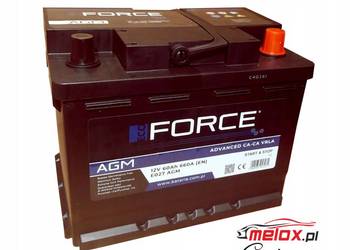 AKUMULSTOR AGM FORCE 12V 60AH 660A