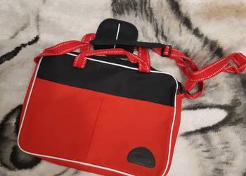Torba na laptopa czerwona używana tanio