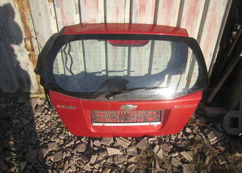 Klapa tylna Chevrolet Aveo t200 Daewoo Kalos hatchback czerwona