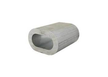 Tuleja aluminiowa do zaciskania lin stalowych fi10
