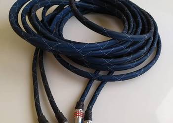 Kabel MANHATTAN długość 10 m  2x cinch w oplocie stylonowym