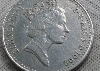 WIELKA BRYTANIA-TEN PENCE-1992 r