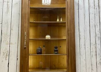 BIBLIOTEKA witryna po renowacji, Ludwik XV, Francja 1926 r. Antyk orzech