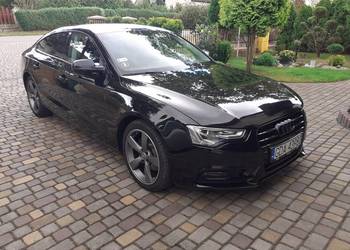 BLACK A5 SPORTBACK, 2.0 TDI, 190 KM, BIXENON, RADAR, 2 KOMPLETY KÓŁ