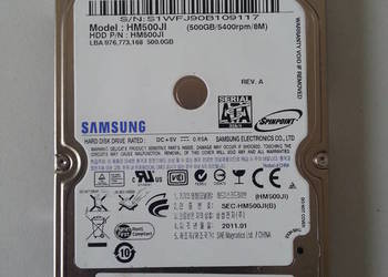 Dysk twardy do laptopa 500GB Samsung