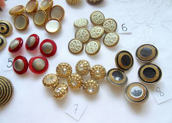 Guziki ozdobne retro Guziki ozdobne retro