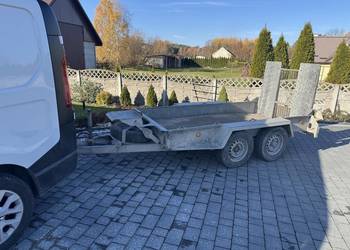 Przyczepa Ifor Williams - 2015 rok pod minikoparkę